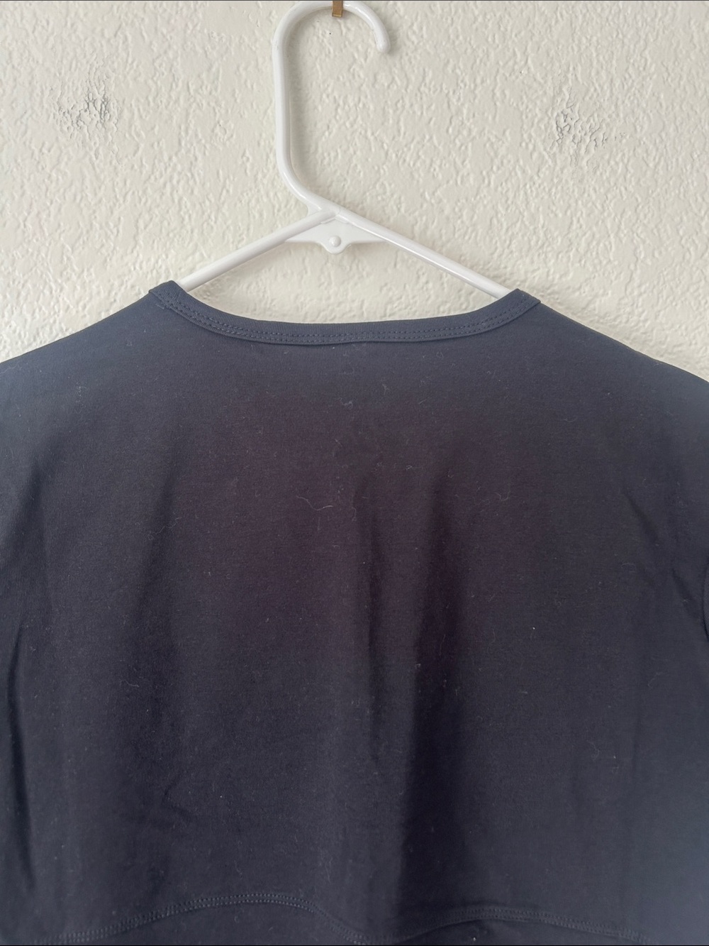 adidas Black Short Sleeve Tee with Trefoil Logo and Adjustable Hem Straps - Picture 8 of 9